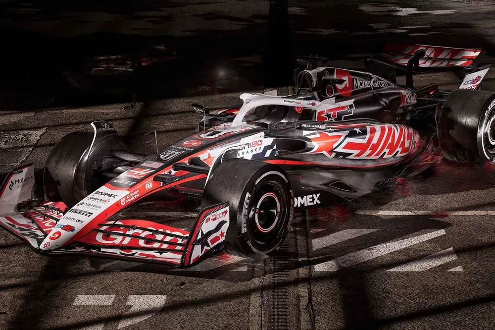 In homage to its American heritage, Haas F1 unveiled the United States Grand Prix livery.